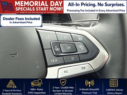 Certified 2025 Volkswagen Atlas Peak Edition SE AWD/4WD image 21