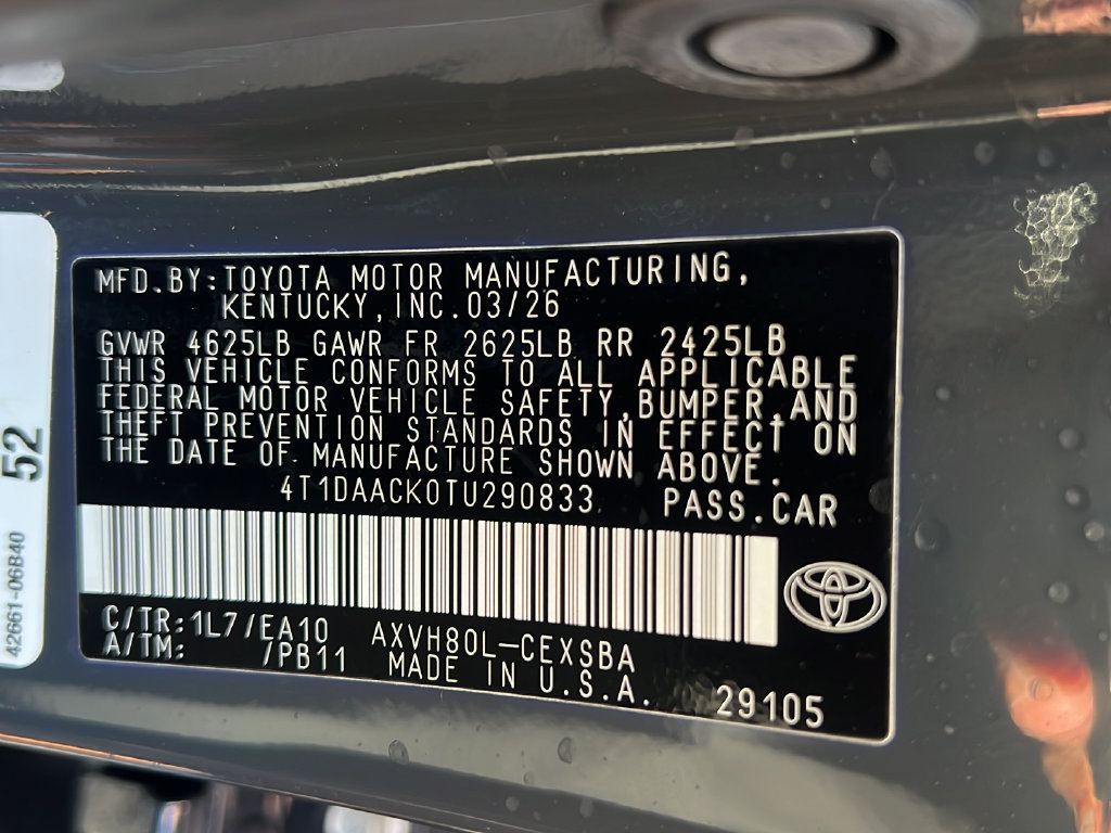 Certified 2026 Toyota Camry SE FWD image 24