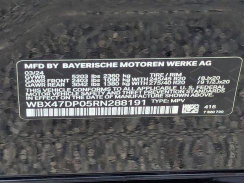 Certified 2024 BMW X3 sDrive30i w/ Premium Package w/ZPA image 26