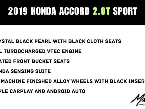 Used 2019 Honda Accord Sport image 2