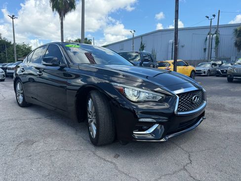 Used 2021 INFINITI Q50 Luxe RWD image 3