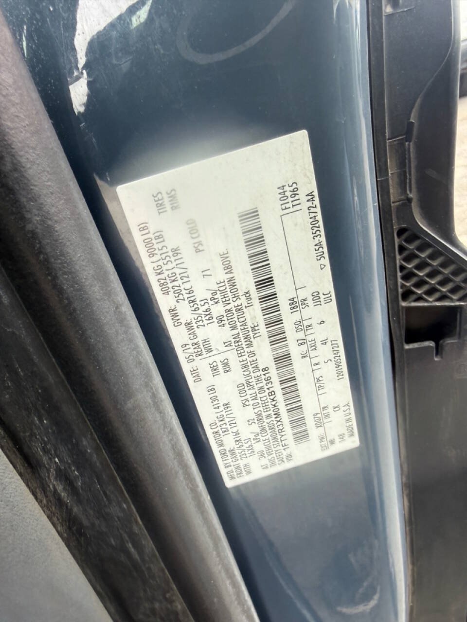 Used 2019 Ford Transit 250 148 High Roof Extended RWD image 18