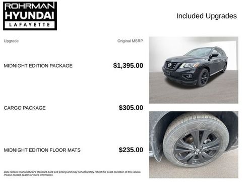 Used 2018 Nissan Pathfinder SL w/ Midnight Edition Package image 4