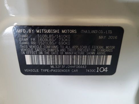 Used 2017 Mitsubishi Mirage G4 ES FWD image 33