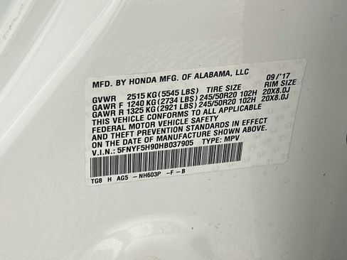 Used 2017 Honda Pilot Touring image 27
