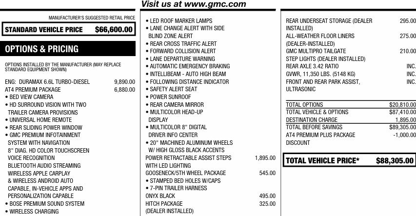 Used 2023 GMC Sierra 2500 AT4 w/ AT4 Premium Plus Package AWD/4WD image 2
