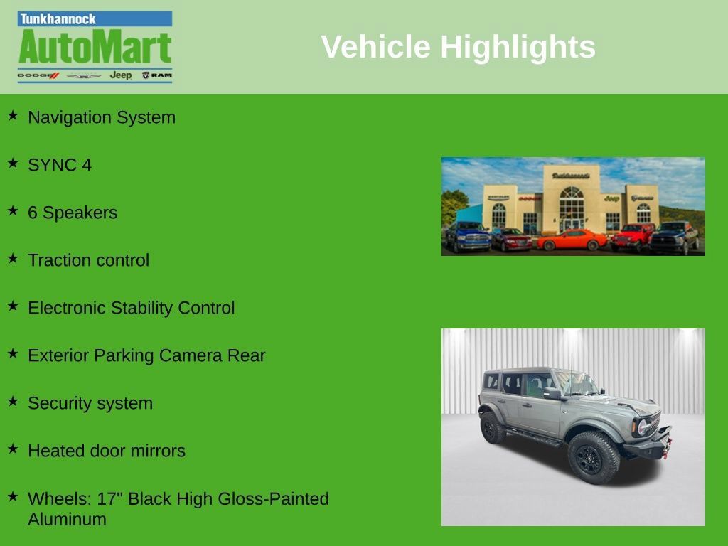 Used 2022 Ford Bronco Wildtrak AWD/4WD image 6