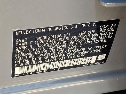 Certified 2025 Honda HR-V Sport image 26