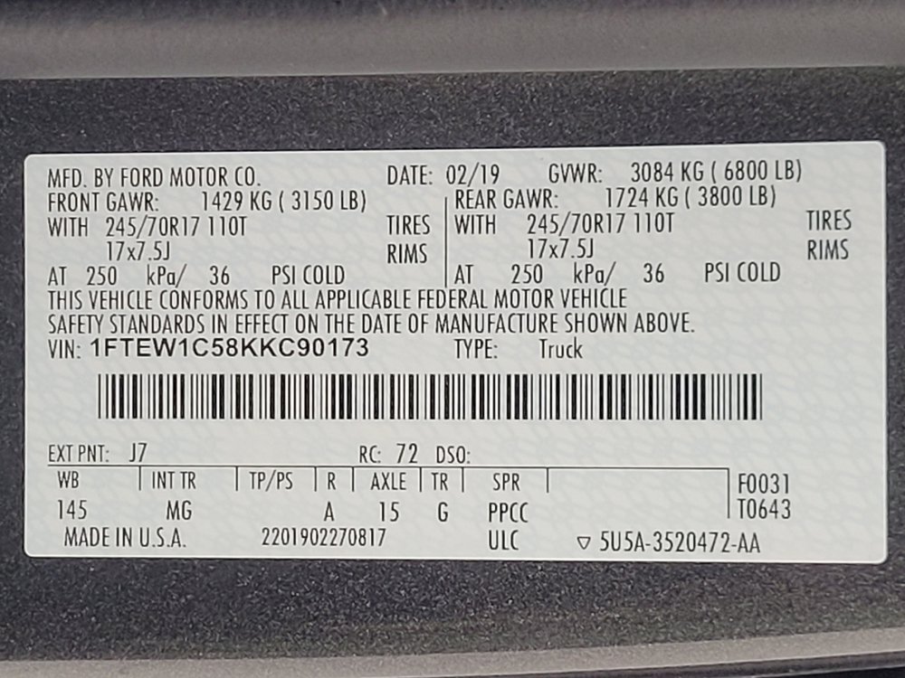 Used 2019 Ford F150 XLT RWD image 33