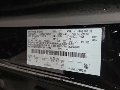 Used 2023 Ford Transit 250 148 High Roof Extended w/ Load Area Protection Package RWD image 13