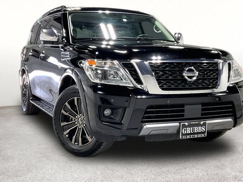 Used 2019 Nissan Armada Platinum w/ Captain's Chairs Package AWD/4WD image 1