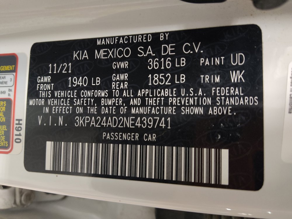 Used 2022 Kia Rio LX FWD image 33