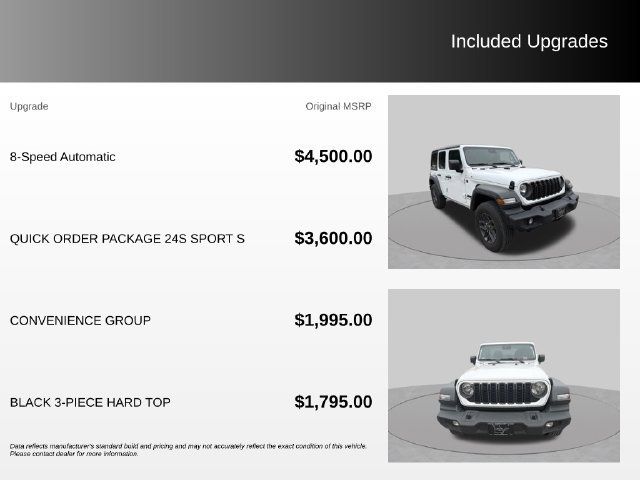 Certified 2025 Jeep Wrangler Unlimited Sport AWD/4WD image 4