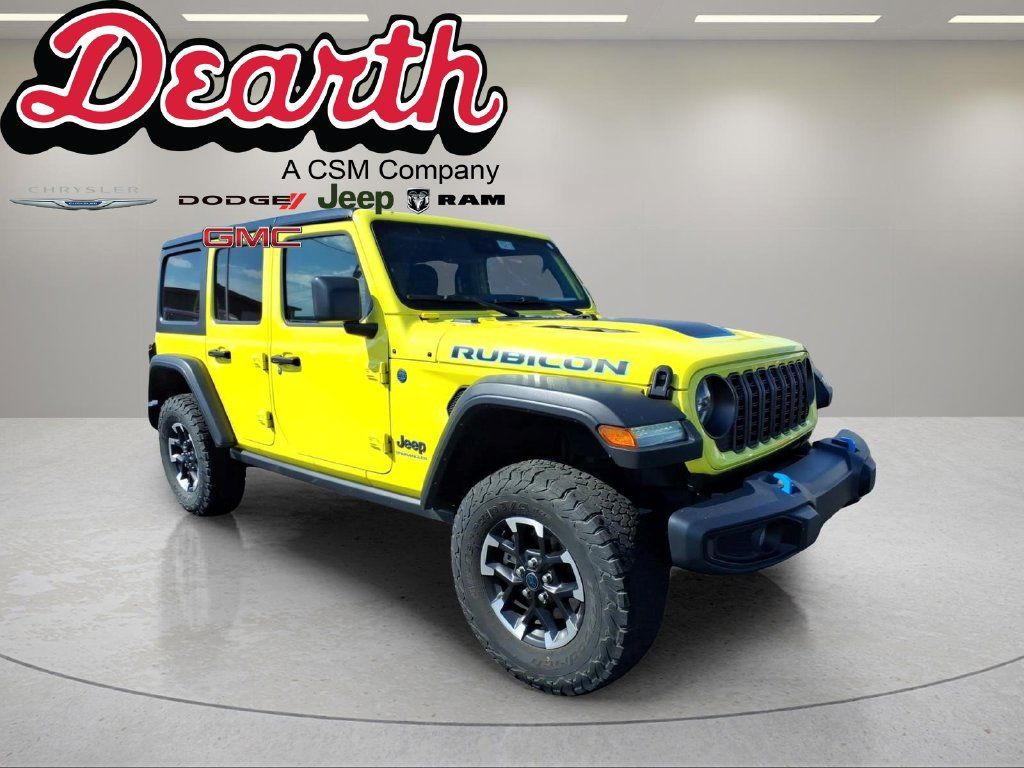 Used 2024 Jeep Wrangler Unlimited Rubicon 4xe AWD/4WD image 1