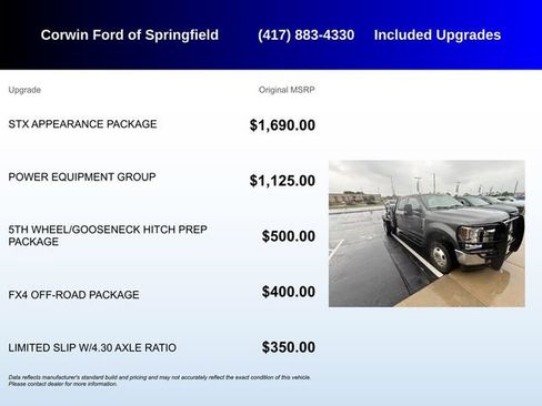 Used 2018 Ford F350 XL w/ STX Appearance Package AWD/4WD image 3