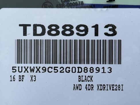 Used 2016 BMW X3 xDrive28i image 15