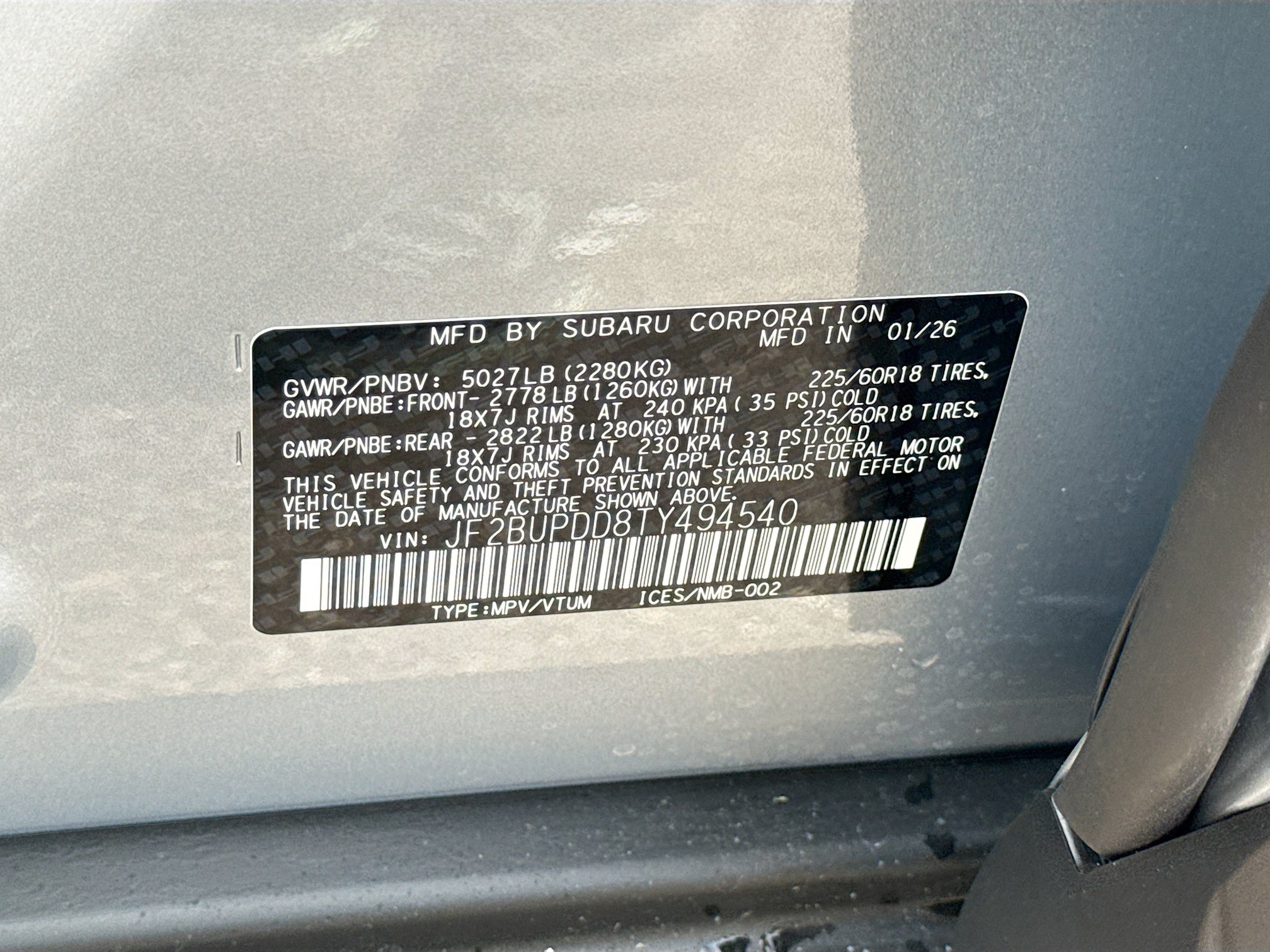 New 2026 Subaru Outback Limited AWD/4WD image 42
