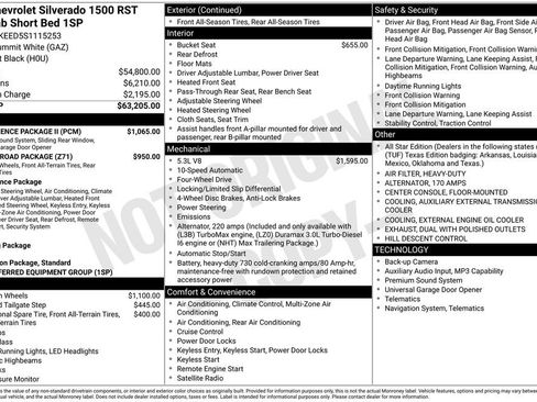 Used 2025 Chevrolet Silverado 1500 RST w/ Convenience Package II AWD/4WD image 36