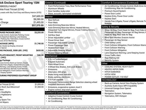 New 2025 Buick Enclave Sport Touring w/ Super Cruise Package image 42