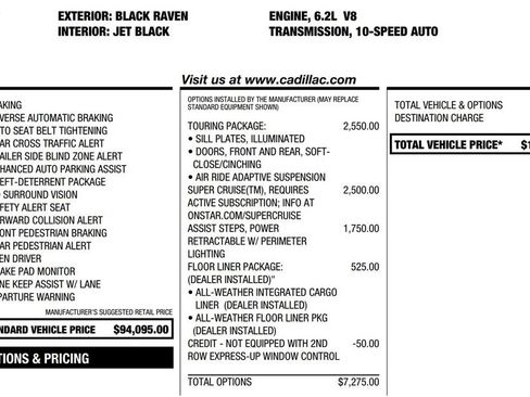 Used 2023 Cadillac Escalade Sport w/ Touring Package AWD/4WD image 19