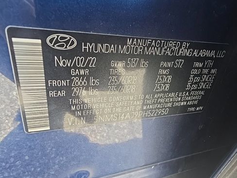 Used 2023 Hyundai Santa Fe SE FWD image 13