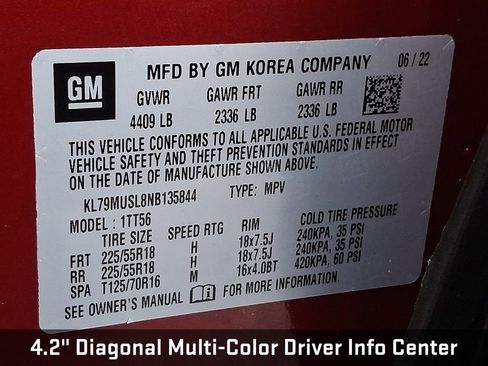 Used 2022 Chevrolet TrailBlazer RS w/ Technology Package image 27