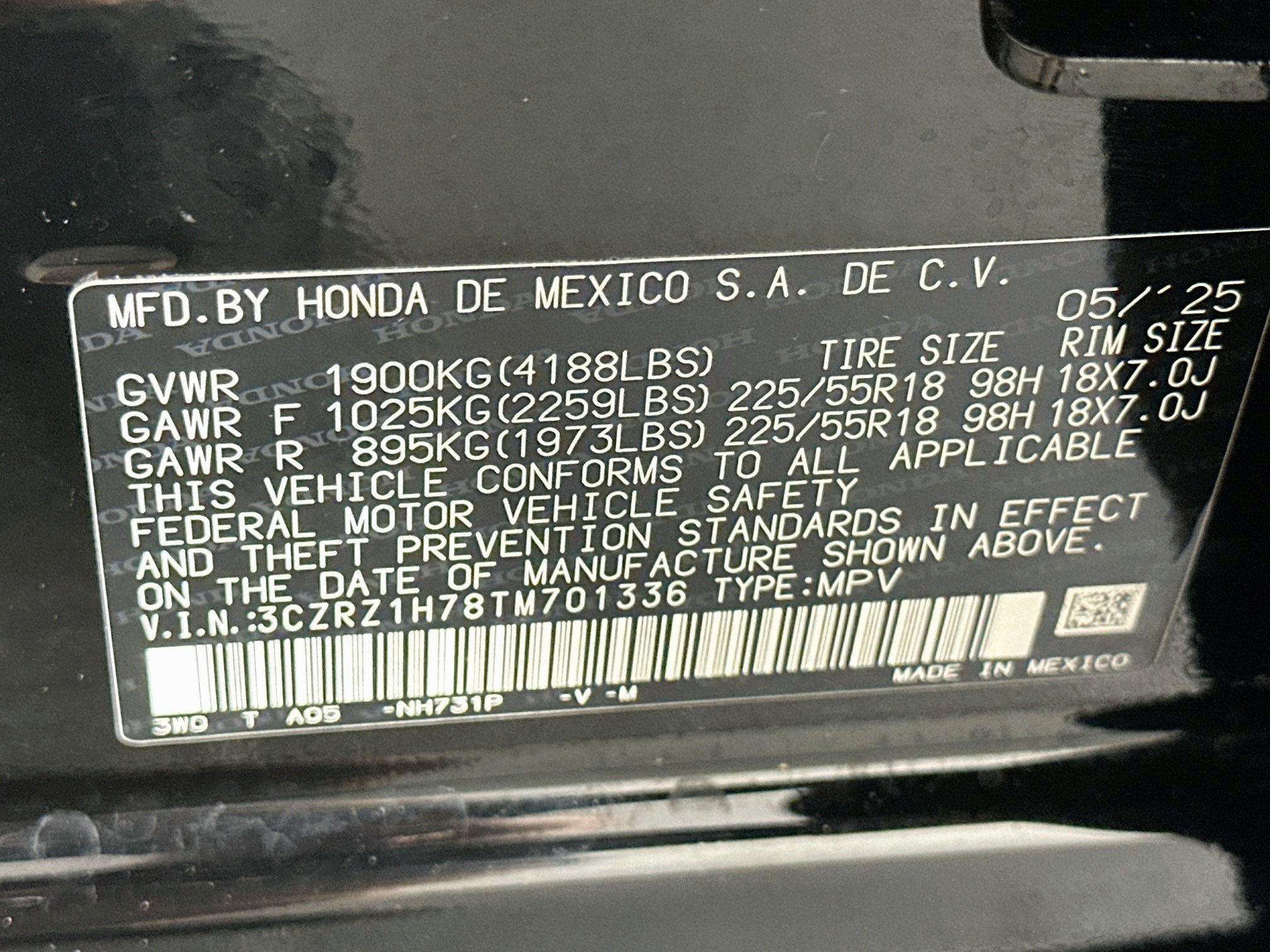 Used 2026 Honda HR-V EX-L image 12