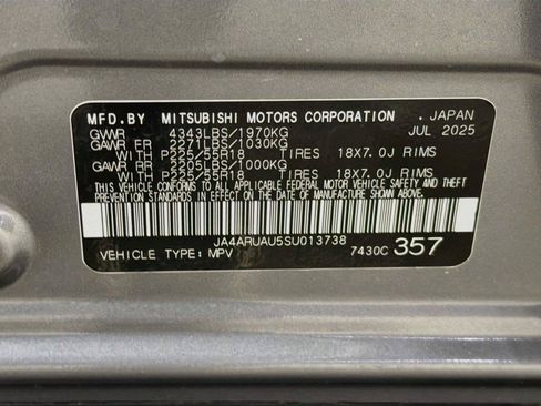 Used 2025 Mitsubishi Outlander Sport LE AWD/4WD image 39