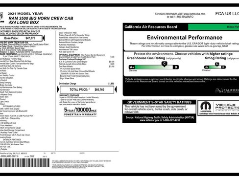 Used 2021 RAM 3500 Big Horn image 2