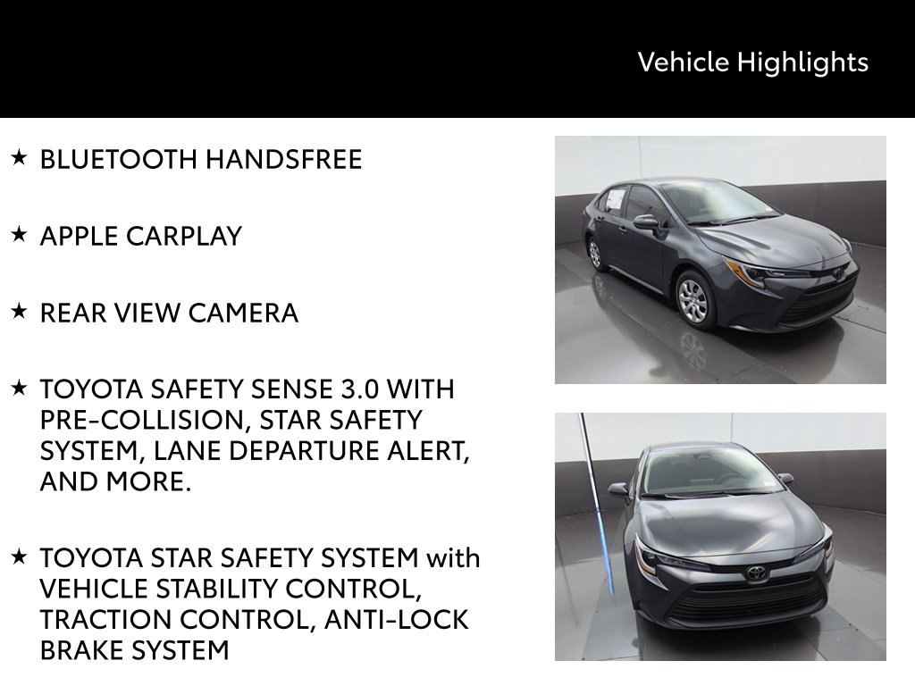 New 2027 Toyota Corolla LE FWD image 8
