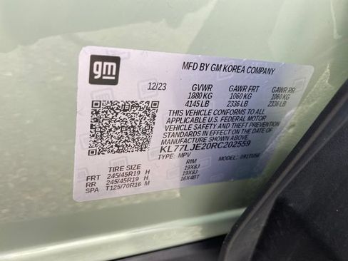 Certified 2024 Chevrolet Trax RS w/ Sunroof Package FWD image 26