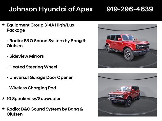 Used 2024 Ford Bronco Outer Banks AWD/4WD image 12