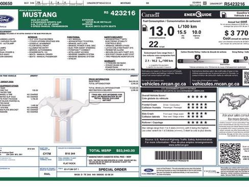 Used 2024 Ford Mustang GT w/ Mustang Nite Pony Package RWD image 19