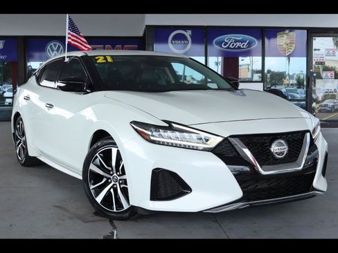 Used 2021 Nissan Maxima 3.5 SV w/ Floor Mat Group FWD image 1