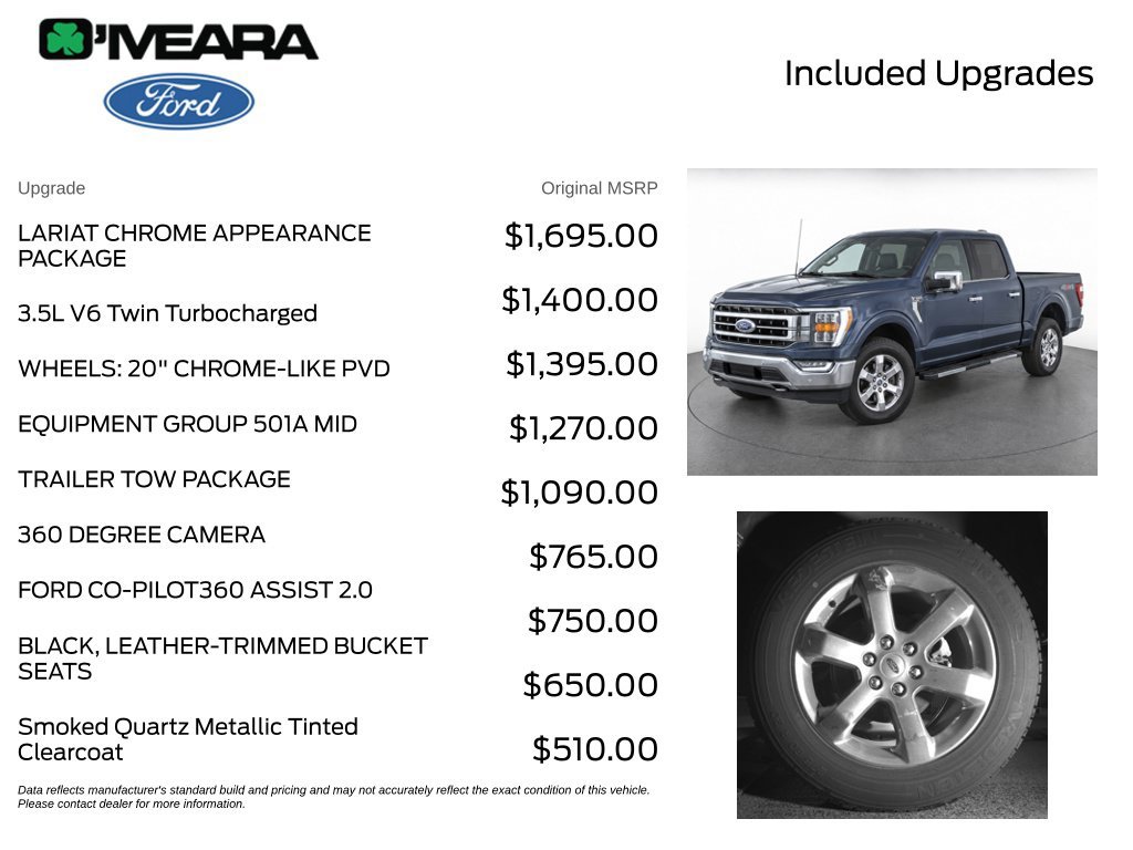 Used 2021 Ford F150 Lariat AWD/4WD image 4
