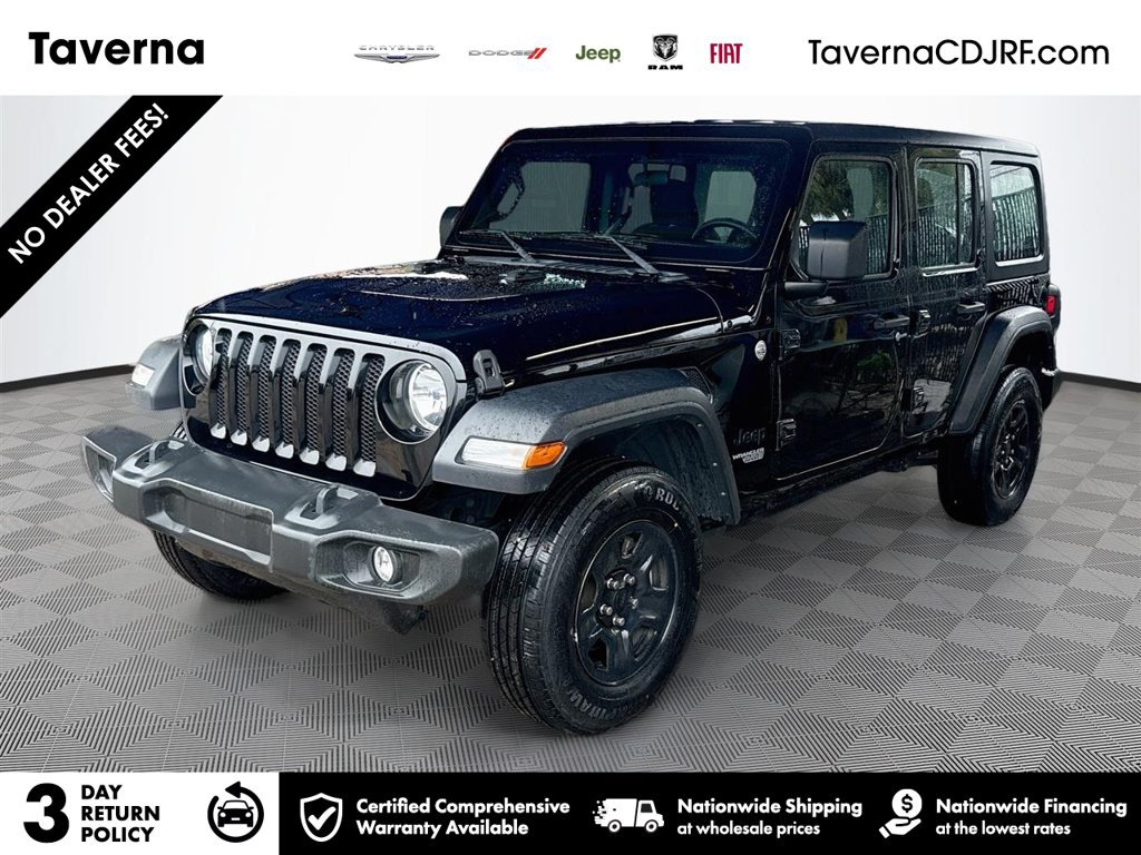 Certified 2021 Jeep Wrangler Unlimited Sport AWD/4WD image 1