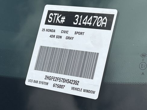 Used 2025 Honda Civic Sport image 30