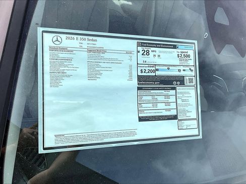 New 2026 Mercedes-Benz E 350 Sedan image 22