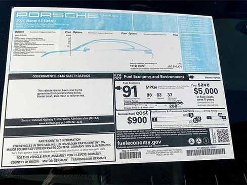 New 2025 Porsche Macan 4S Electric image 39