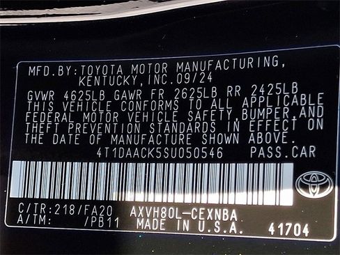 Certified 2025 Toyota Camry LE image 28