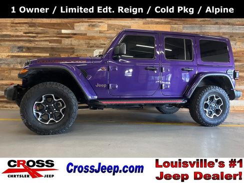 Used 2023 Jeep Wrangler Rubicon w/ LED Lighting Group image 1