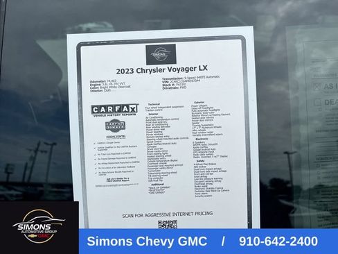 Used 2023 Chrysler Voyager LX FWD image 29
