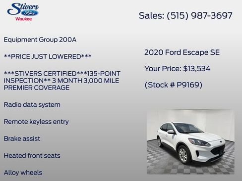 Used 2020 Ford Escape SE AWD/4WD image 8