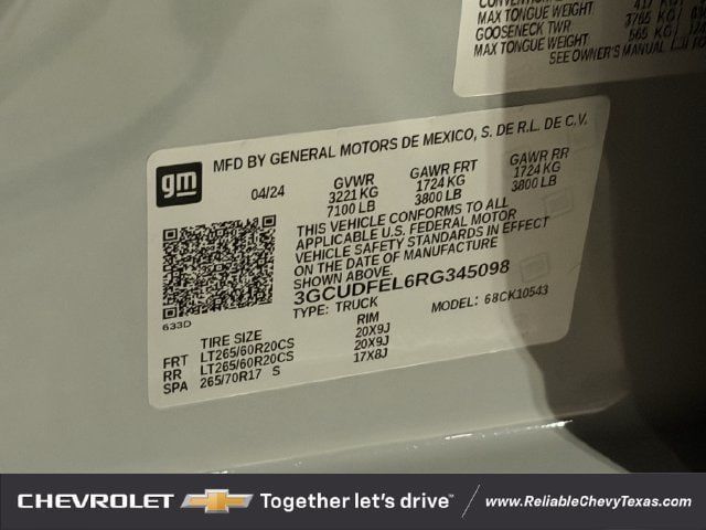Used 2024 Chevrolet Silverado 1500 LT Trail Boss AWD/4WD image 36