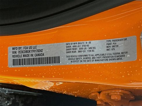 New 2026 Dodge Charger Daytona Scat Pack w/ Track Package image 19