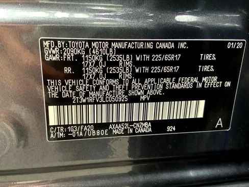 Certified 2020 Toyota RAV4 XLE image 32