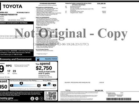 Used 2022 Toyota Tundra SR w/ SR Tow Package image 4