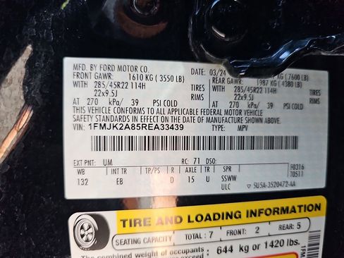 Used 2024 Ford Expedition Max Limited AWD/4WD image 40