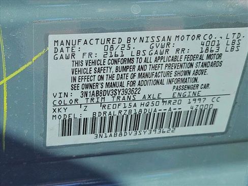 New 2025 Nissan Sentra SR image 16