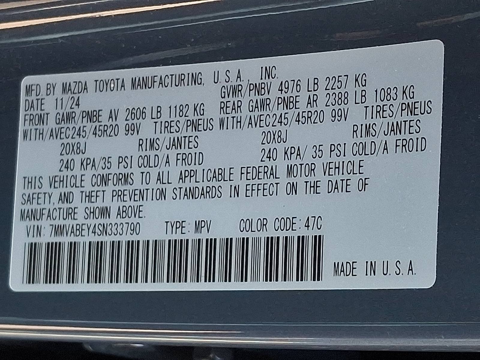 Certified 2025 MAZDA CX-50 2.5 Turbo w/ Accent Package AWD/4WD image 29